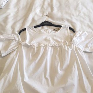 Democracy off shoulder cotton top